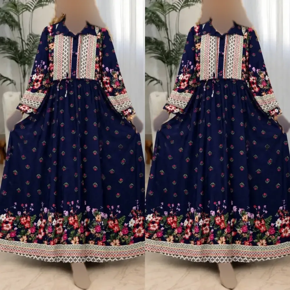 لباس ساحلی زنانه جنس بوگاتی درجه یک رنگ مشکی و سرمه ای فری سایز