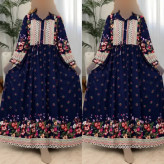 لباس ساحلی زنانه جنس بوگاتی درجه یک رنگ مشکی و سرمه ای فری سایز