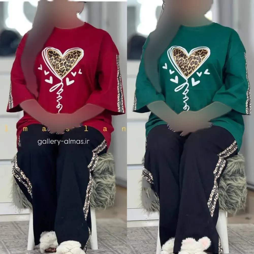 ست بلوبری زنانه پنبه با کیفیت سایز فری 38 تا 46 در رنگ بندی متنوع