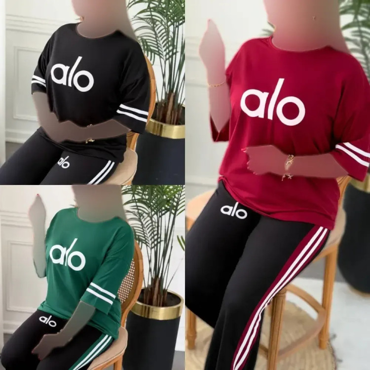ست تیشرت و شلوار زنانه گیلانا جنس پنبه گلکسی فری سایز