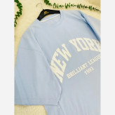تیشرت باکسی زنانه مدل NEW YORK 1993 جنس سوپر پنبه فری سایز