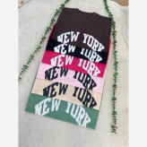 تیشرت باکسی زنانه مدل NEW YORK 1993 جنس سوپر پنبه فری سایز