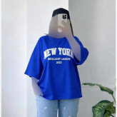 تیشرت باکسی زنانه مدل NEW YORK 1993 جنس سوپر پنبه فری سایز