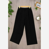 شلوار بگ مازراتی دبل ترک وارداتی پشت کش جلو پیلی زنانه سایز M L XL XXL قد 103