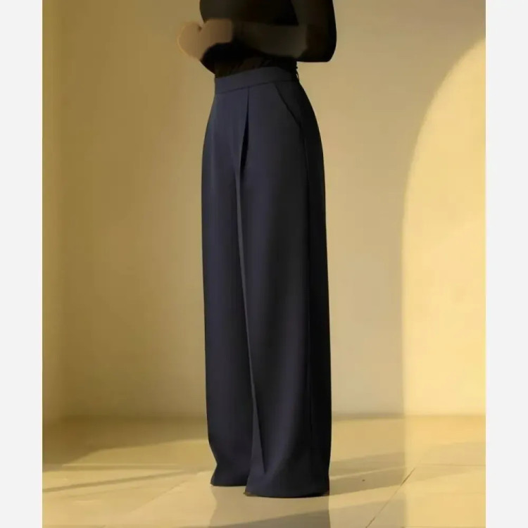 شلوار بگ مازراتی دبل ترک وارداتی پشت کش جلو پیلی زنانه سایز M L XL XXL قد 103