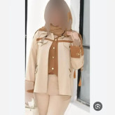 ست 2تیکه زنانه جنس سوپرمازراتی اعلا مدل دلداده رنگ مشکی قهوه ای نسکافه ای سایز 38 تا 46