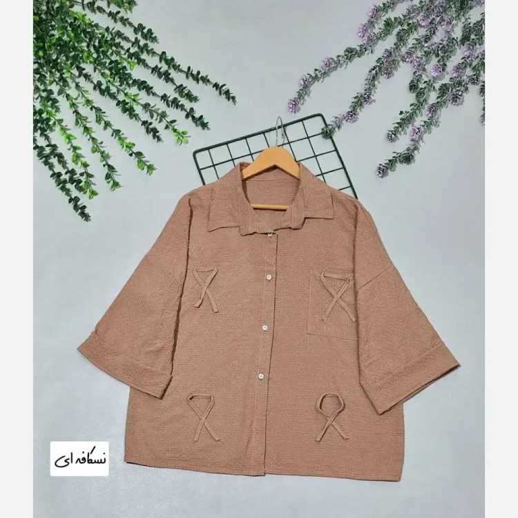 شومیز عروسکی گیسو کراش پفکی درجه یک سایز 38 تا 46 در رنگبندی متنوع