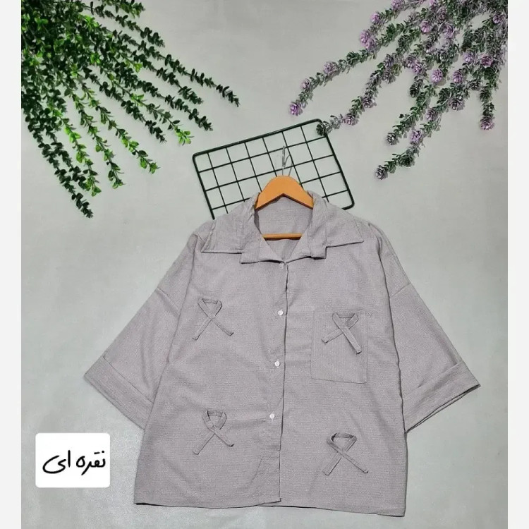 شومیز عروسکی گیسو کراش پفکی درجه یک سایز 38 تا 46 در رنگبندی متنوع