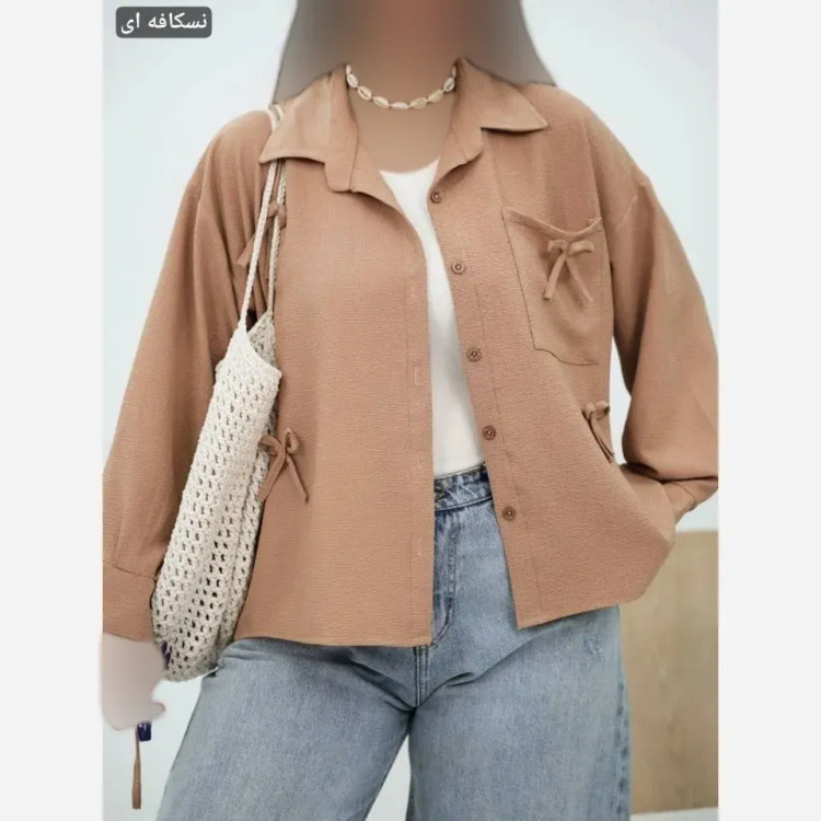 شومیز عروسکی گیسو کراش پفکی درجه یک سایز 38 تا 46 در رنگبندی متنوع
