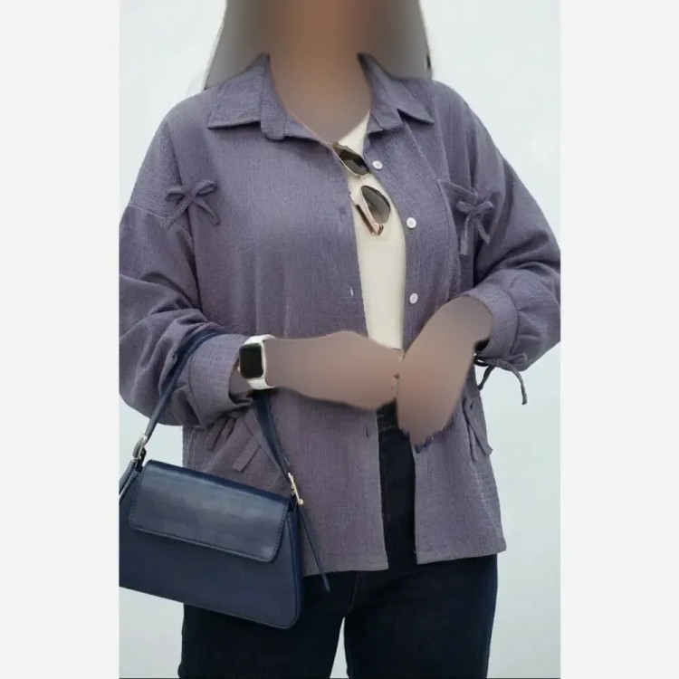 شومیز عروسکی گیسو کراش پفکی درجه یک سایز 38 تا 46 در رنگبندی متنوع