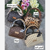 کیف مژگان چرمی با کیفیت بند بلند مدل جادار