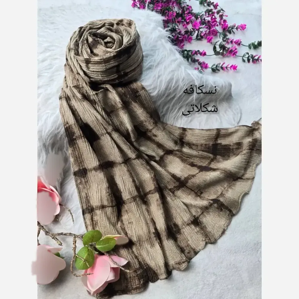 شال زنانه جنس برشکا ابعاد 70 در 180 فریزایز