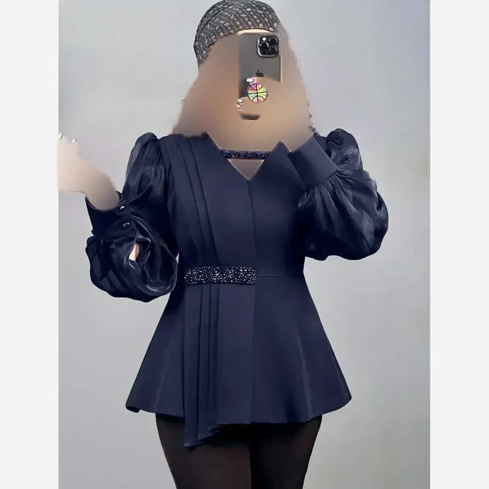 کت زنانه مدل مهتاب پارچه مازراتی و آستین ارگانزا مروارید دوزی شده