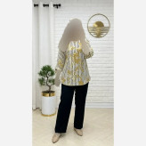 ست شومیز و شلوار زنانه مدل سویل جنس سوپرنخ و شانتون جودون رنگی فری سایز