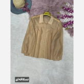 شومیز نگینی مهتا جنس شیشه ای نگین کوبی شده فری سایز