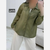 شومیز نگینی مهتا جنس شیشه ای نگین کوبی شده فری سایز