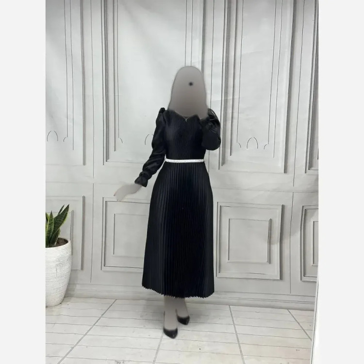 پیراهن زنانه لیانا جنس ساتن ال ایکس قد 120