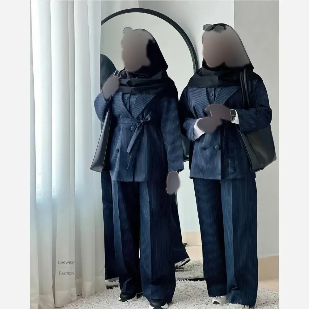 سه تیکه اداری دانشجویی کت ژیله و شلوار پارچه دیپلمات سایز 1 و 2