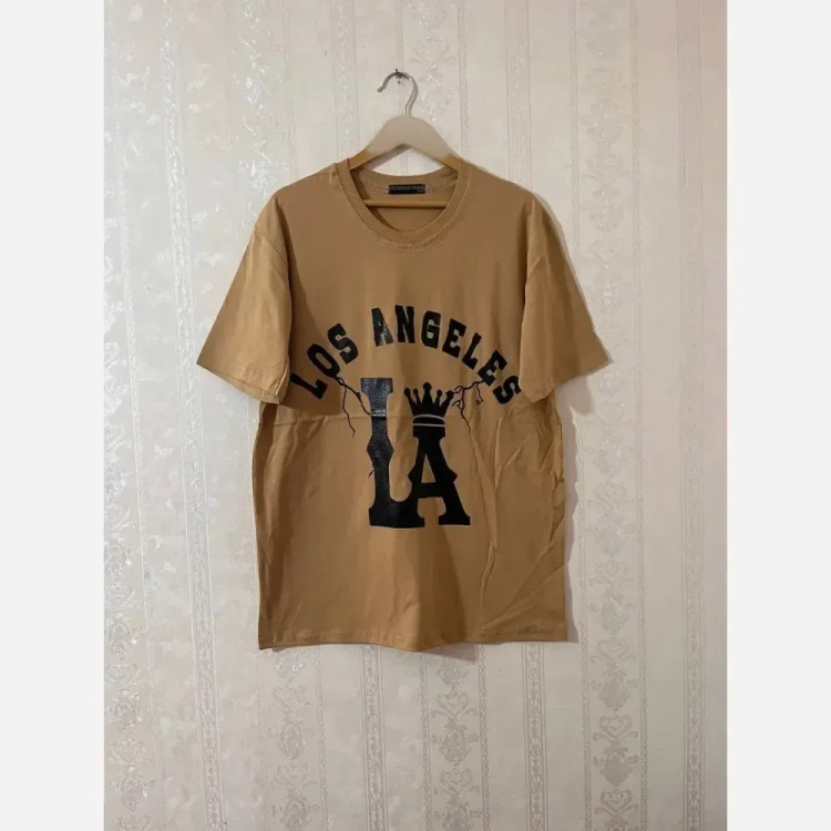 ست مردانه تیشرت پنبه سوپر و شلوار اسپان نخ اعلا طرح LV