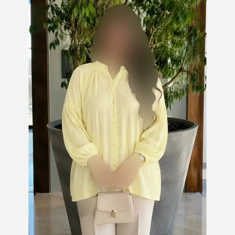 مانتو عروسکی نوفل پلاس فری سایز تا 48 بافت نرم و سبک تنخور شیک رنگ بندی متنوع