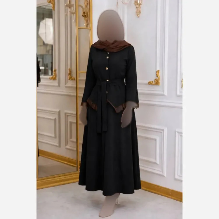 کت دامن زنانه پریچهر جنس مازراتی خرجکار تور سایز فری سایز تا 48