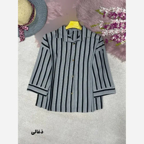 شومیز پانچ زنبوری مراکشی فری سایز 38 تا 46 در رنگبندی مشکی، ذغالی، سفید و طوسی