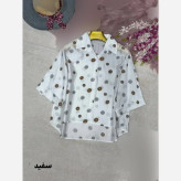 شومیز عروسکی بابونه پری شیشه ای درجه یک فری سایز 38 تا 46