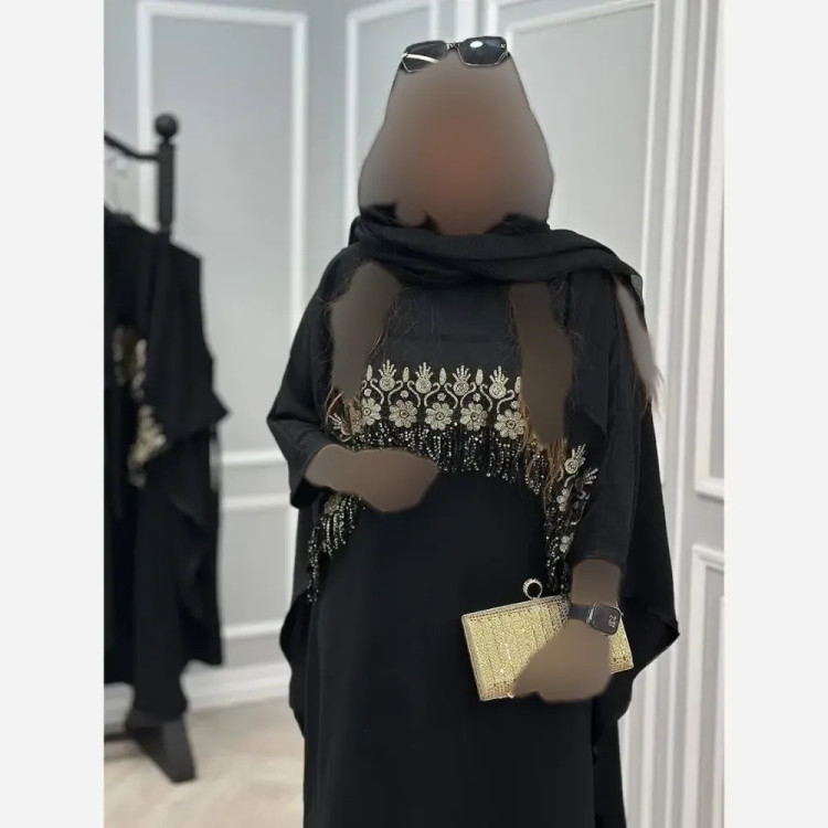 ست پیراهن رویه دار فاخر کرپ بوگاتی طلایی فری سایز 38 تا 48