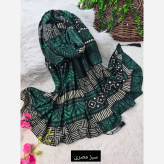 شال مصری نخ سانسفور ابعاد 182*70 رنگبندی متنوع فری سایز