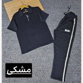 ست تیشرت کبریتی لاکرا و شلوار اسپان نخ مجلل زنانه در رنگ و سایز متنوع