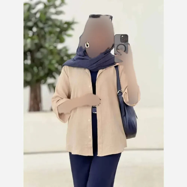 شومیز تابستونی شانتون رنگ بندی سایز یک و دو