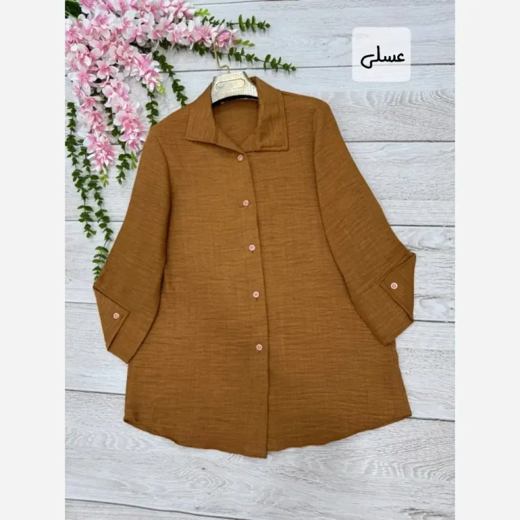 شومیز تابستونی شانتون رنگ بندی سایز یک و دو