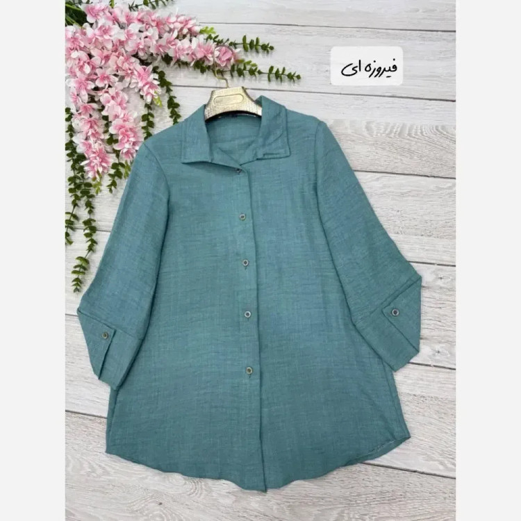 شومیز تابستونی شانتون رنگ بندی سایز یک و دو