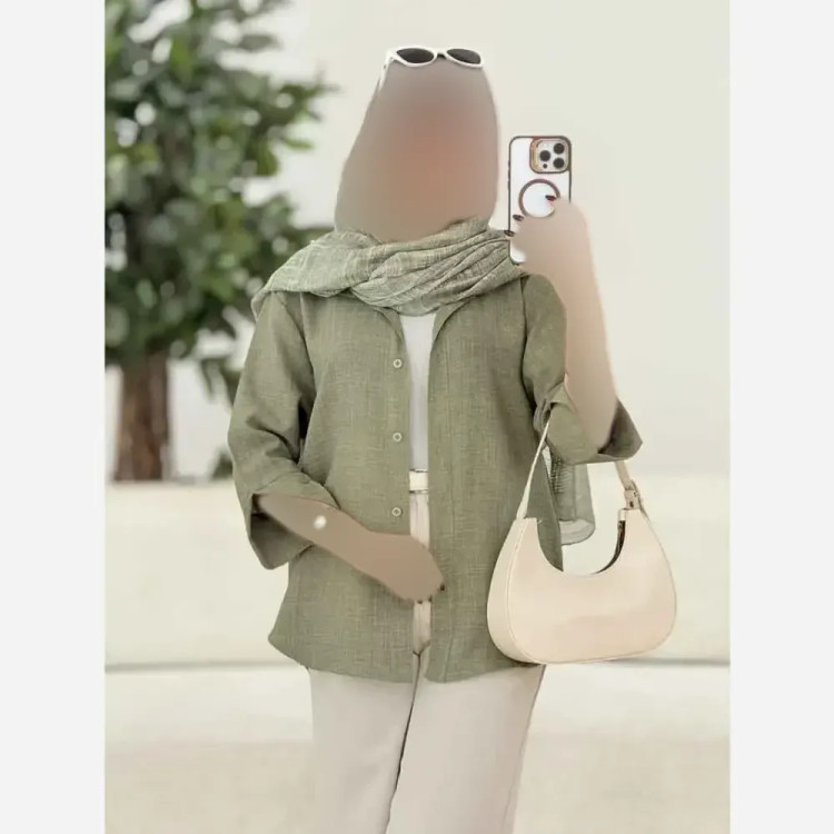 شومیز تابستونی شانتون رنگ بندی سایز یک و دو