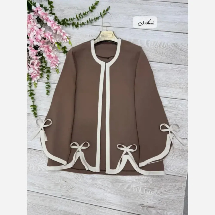 مانتو تک لاله جنس مازراتی رنگ شکلاتی نسکافه ای سرمه ای سایز یک و دو