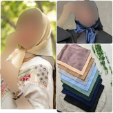 مینی اسکارف ساتن سیلک ابعاد 75 در 75 زنانه و دخترانه