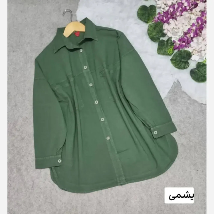 تونیک مانتویی زنانه ژاله الیاف درجه یک فری سایز