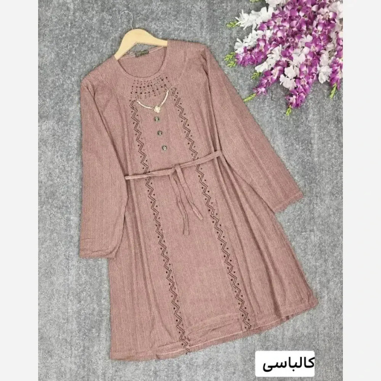 تونیک زنانه مدل الماس جنس کریشه درجه یک قد بلند شیک و راحت