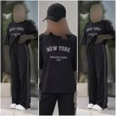 ست زنانه اسپان گلکسی نیویورک مشکی فری سایز 38 تا 46