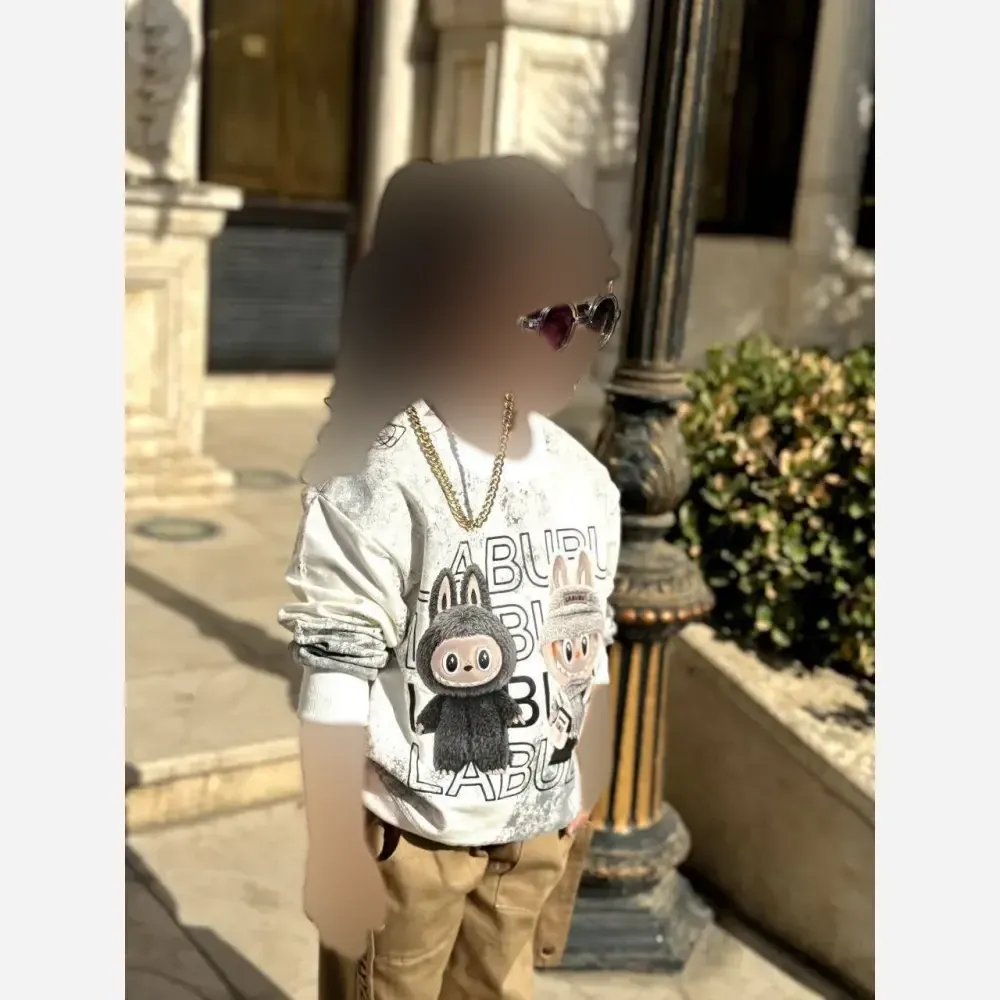 ست بلوز و شلوار پاییزه لبوبو و دوستش دورس تیپ لاکرا و کتان