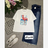 تیشرت تابستانه پنبه گلکسی فری سایز