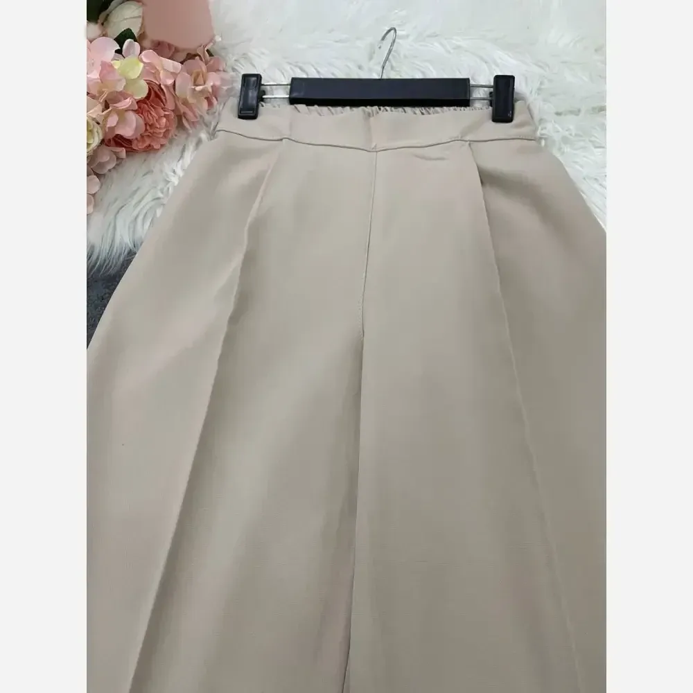 شلوار بگ زنانه پارچه مازراتی درجه یک پشت کش جلو پیلی رنگ بندی متنوع سایز M تا XXL