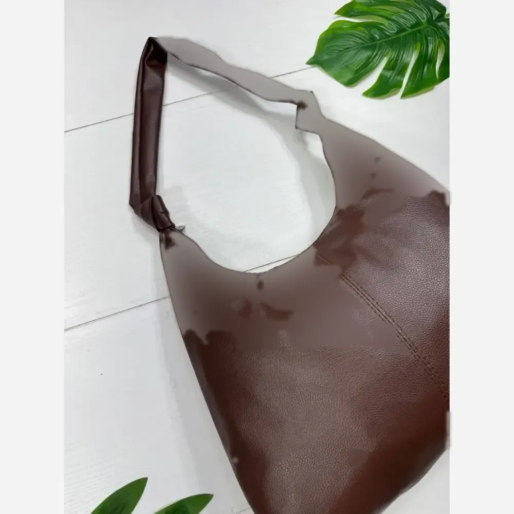 کیف چرم بند گره ای زنانه مشکی موکا بزرگ جادار با کیفیت عالی