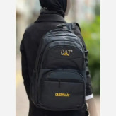 کوله پشتی دبیرستانی برزنتی درجه یک با جای لپ تاپ و دو جیب قمقمه در دو رنگ FILA و CAT
