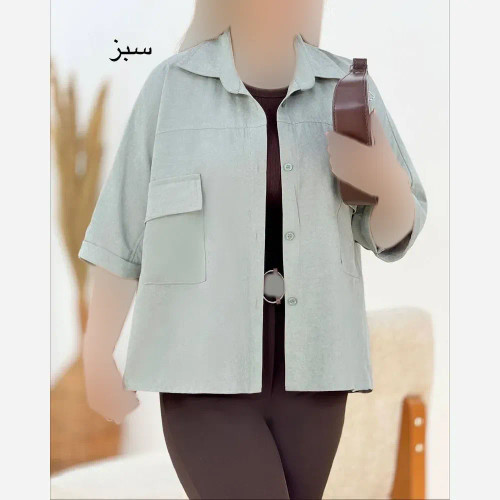 شومیز زنانه بیتا جنس شانتون اسلپ رنگ بندی متنوع