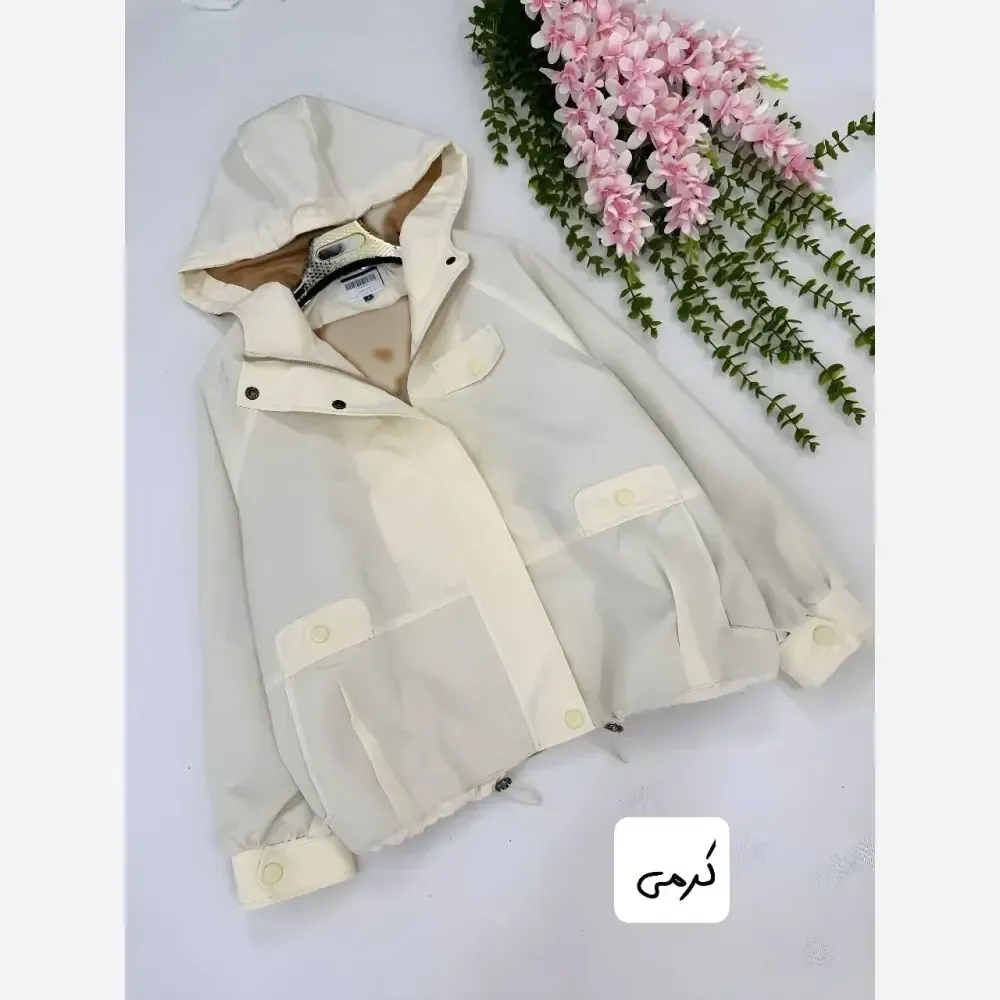 بامبر جکت زنانه گلرخ جنس تی سی و آستر