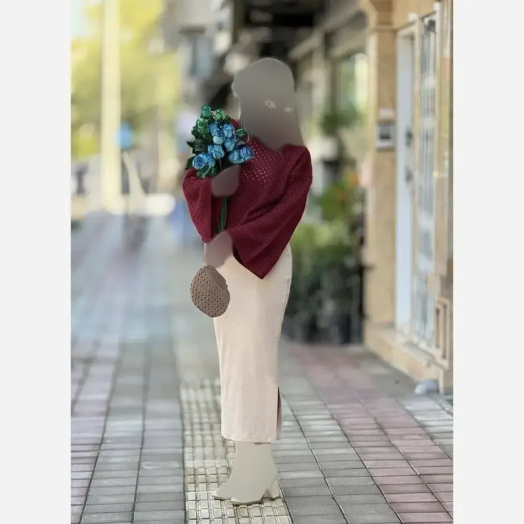 بافت زنانه مدل نازیلا جنس بافت درجه یک فری سایز