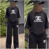 ست شنل اسپان گلکسی باکیفیت فری سایز سفید مشکی و صورتی مشکی