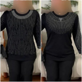 شومیز مجلسی زنانه پنبه لاکرا باکیفیت فری سایز