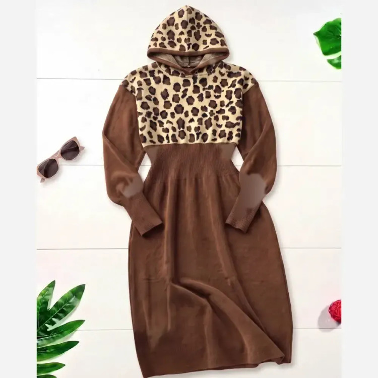 کفتان بافت زنانه مدل ژیوان فری سایز رنگ مشکی موکا نسکافه ای کرم